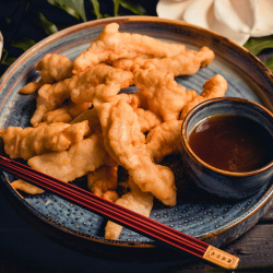 Traškios vištienos juostelės